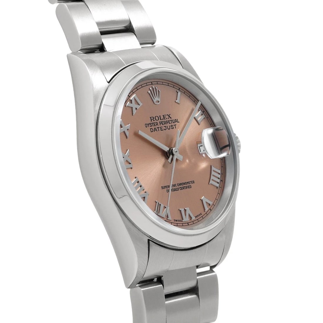 ROLEX DATEJUST PINK WATCH - 3