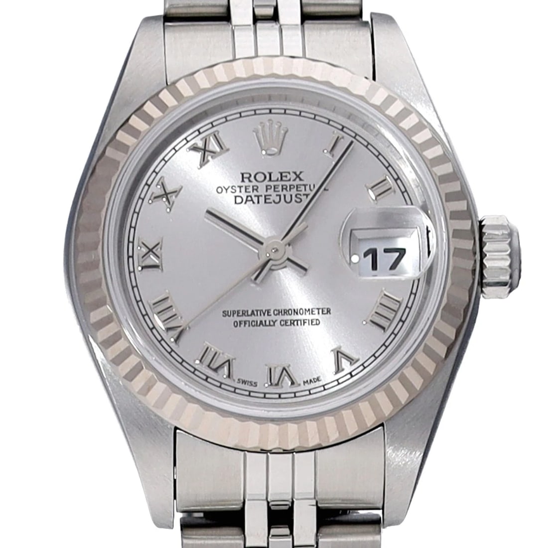 ROLEX DATEJUST 26 GRAY WATCH - 4