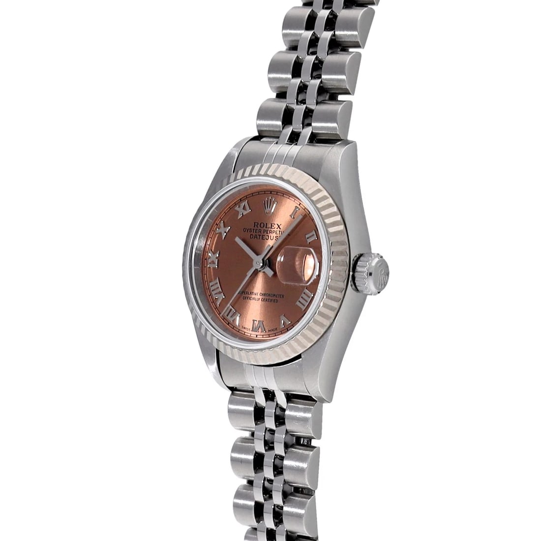 ROLEX DATEJUST PINK WATCH - 2
