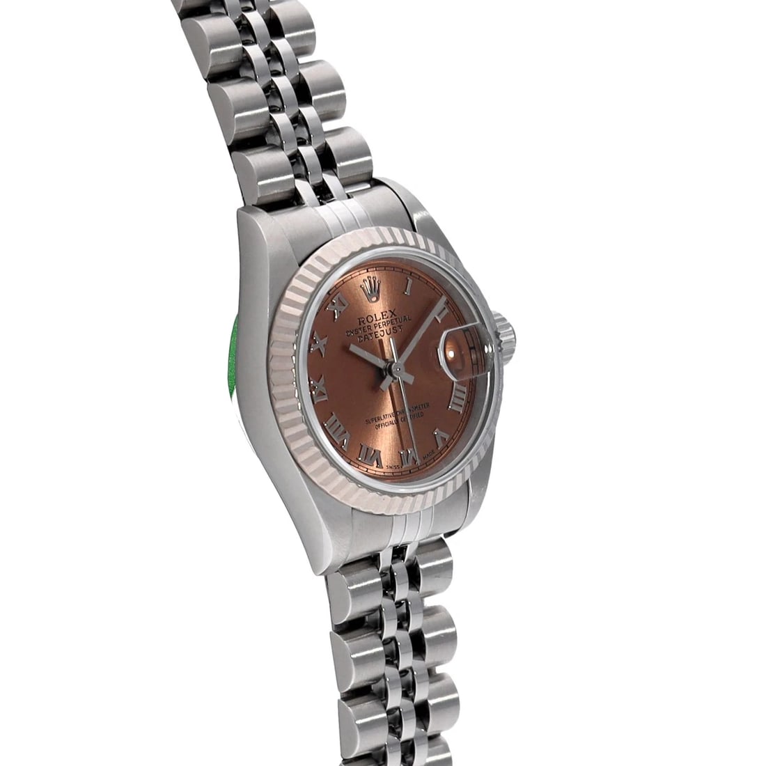ROLEX DATEJUST PINK WATCH - 3