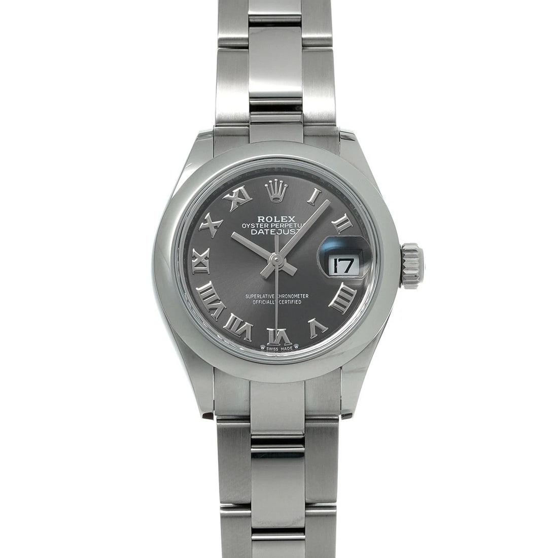 ROLEX DATEJUST 28 DARK GRAY WATCH: ROLEX Datejust 28 Dark gray Watch Brand: ROLEX Type/Style: Wristwatch Material: Band Material Stainless steel, Case Material Stainless steel Color: Dial Color Dark gray Size: Case Size H/about 28mm