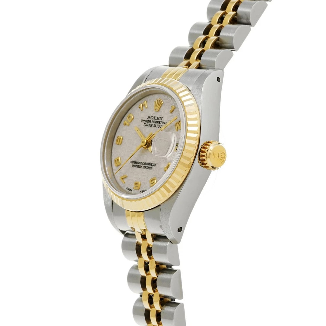 ROLEX DATEJUST IVORY COMPUTER WATCH - 2