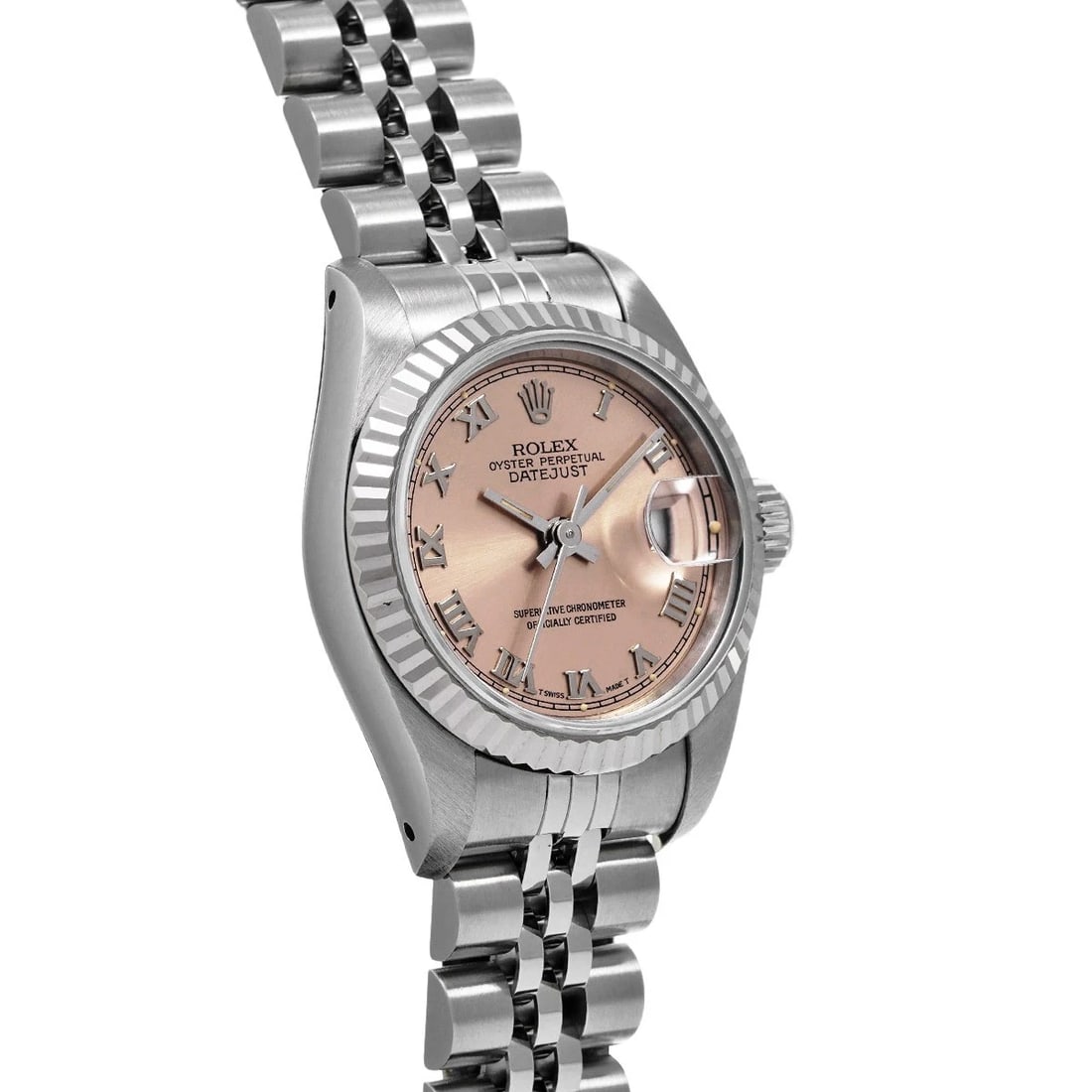 ROLEX DATEJUST PINK WATCH - 3