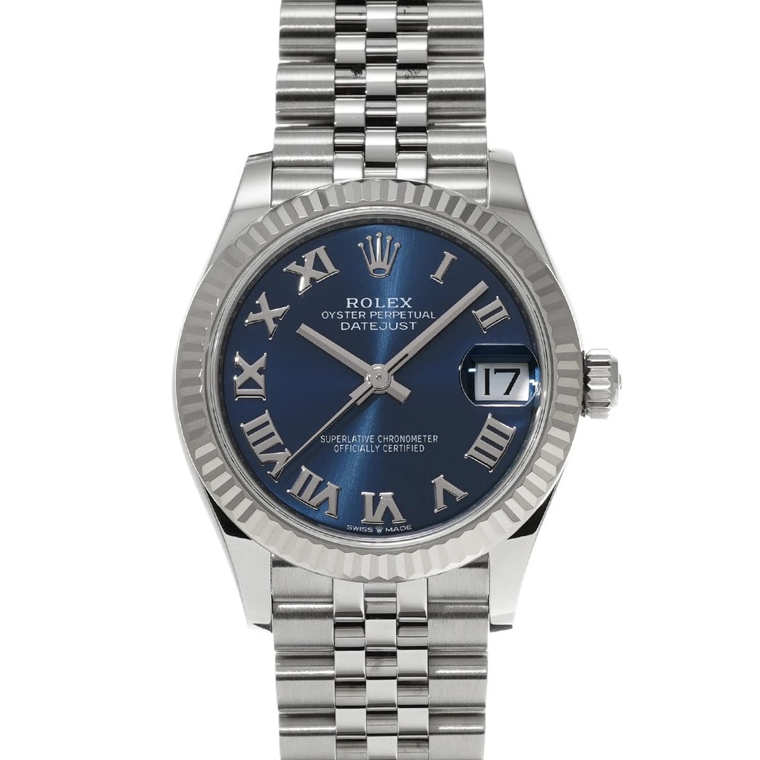 ROLEX DATEJUST 31 BRIGHT BLUE WATCH: ROLEX Datejust 31 Bright blue Watch Brand: ROLEX Type/Style: Wristwatch Material: Band Material Stainless steel, Case Material Stainless steel Color: Dial Color Bright blue Size: Case Size H/about