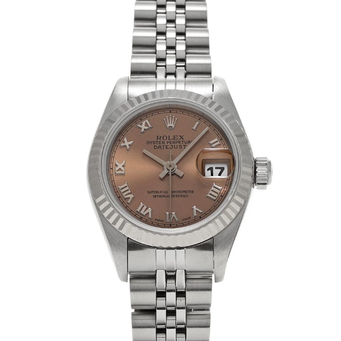 ROLEX DATEJUST PINK WATCH: ROLEX Datejust pink Watch Brand: ROLEX Type/Style: Wristwatch Material: Band Material Stainless steel, Case Material Stainless steel Color: Dial Color pink Size: Case Size H/about 26mm W/about 26mm