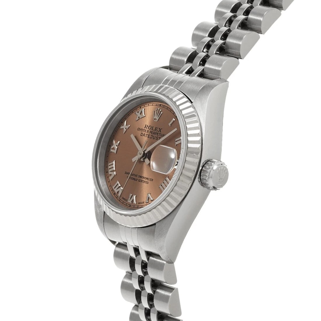 ROLEX DATEJUST PINK WATCH - 2