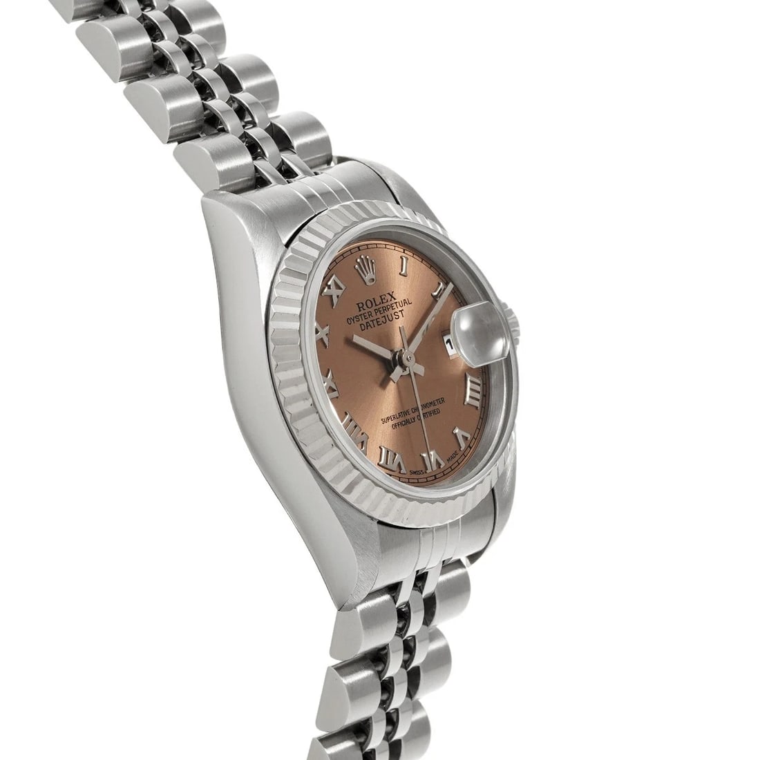 ROLEX DATEJUST PINK WATCH - 3