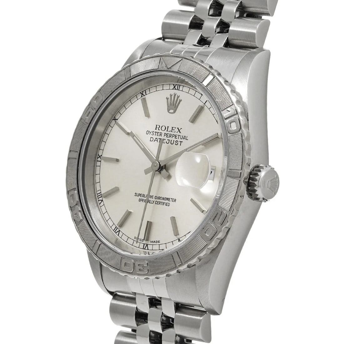 ROLEX DATEJUST THUNDERBIRD SILVER WATCH - 2