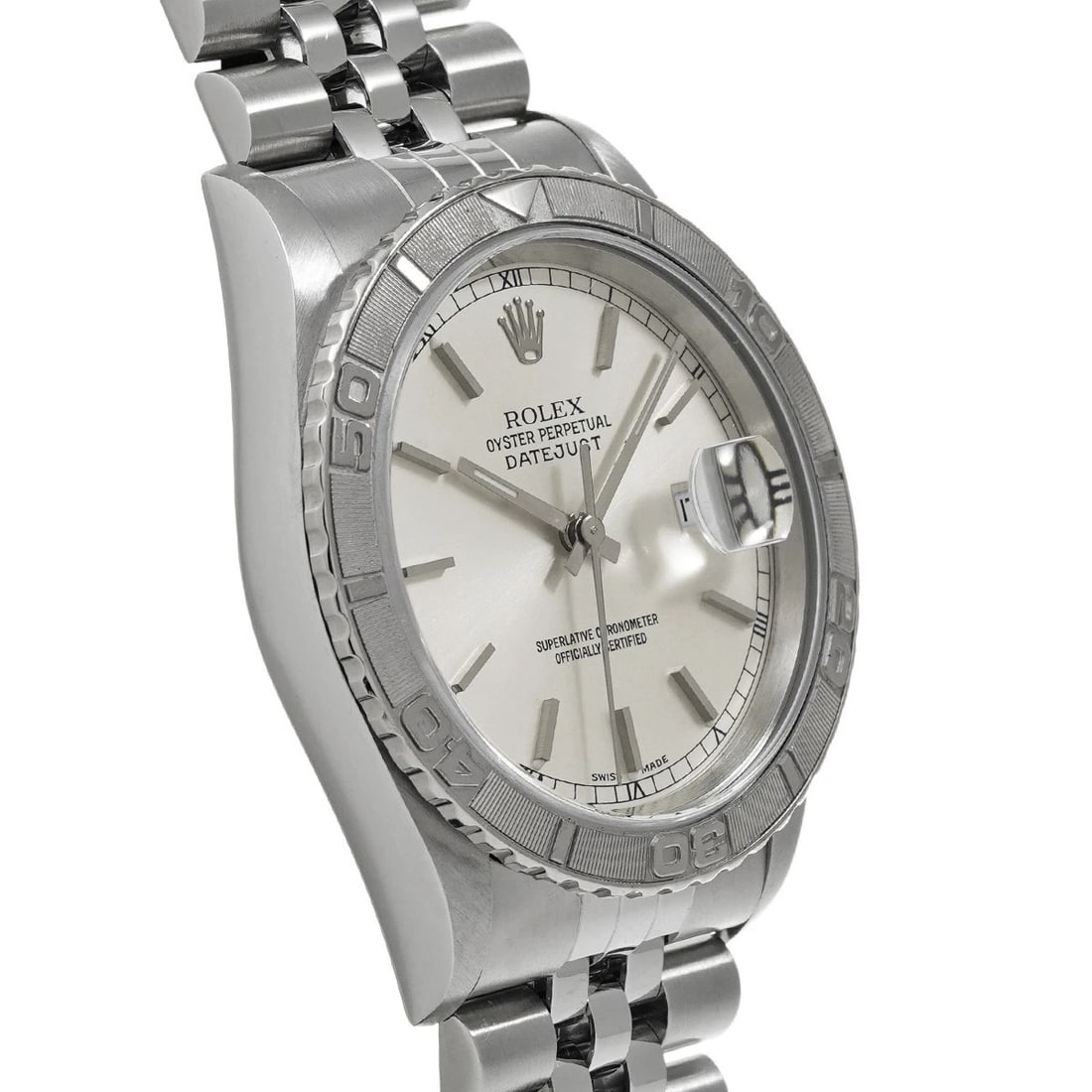 ROLEX DATEJUST THUNDERBIRD SILVER WATCH - 3