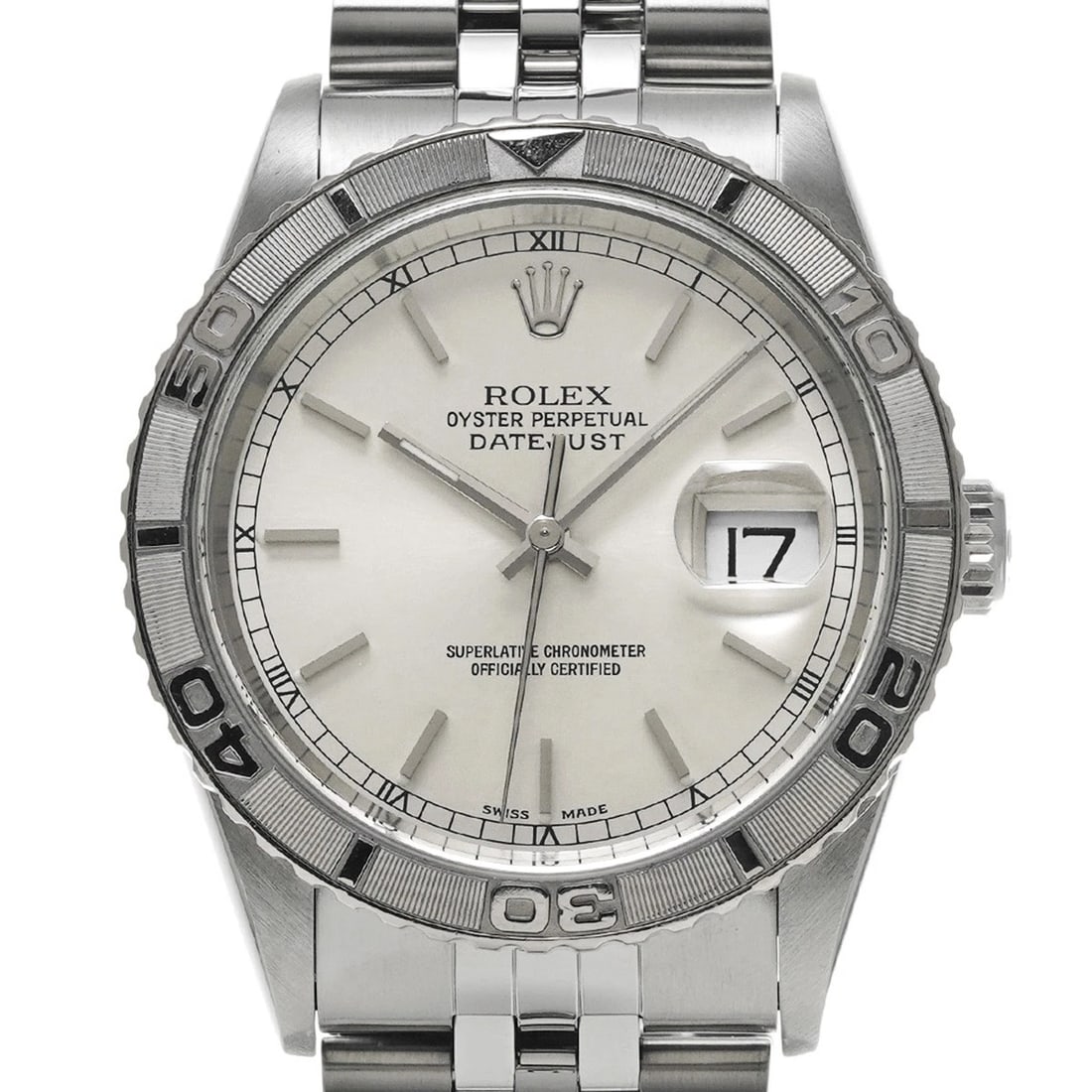 ROLEX DATEJUST THUNDERBIRD SILVER WATCH - 4