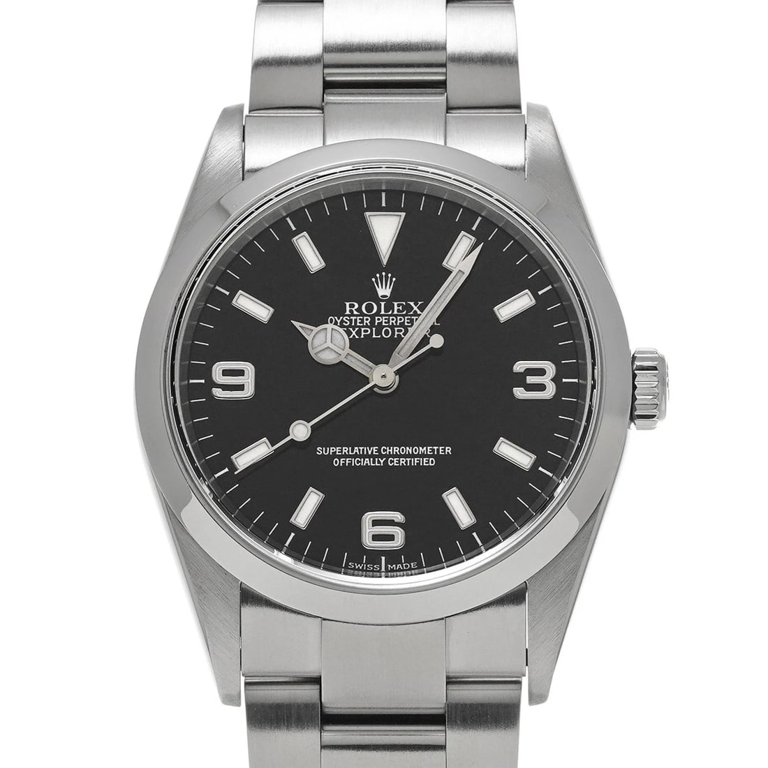 ROLEX EXPLORER BLACK WATCH: ROLEX Explorer black Watch Brand: ROLEX Type/Style: Wristwatch Material: Band Material Stainless steel, Case Material Stainless steel Color: Dial Color black Size: Case Size H/about 36mm W/about 36mm