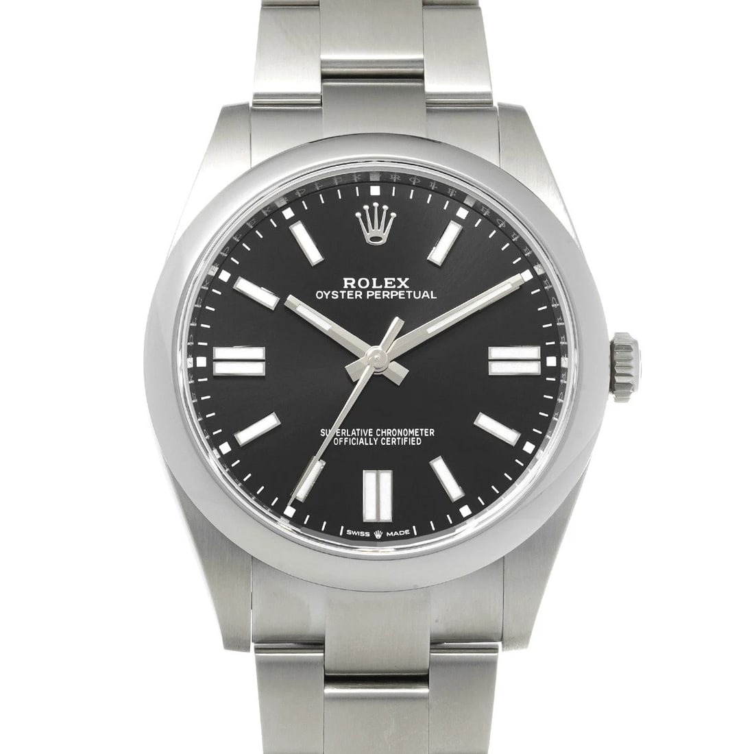 ROLEX OYSTER PERPETUAL 41 BLACK WATCH: ROLEX Oyster Perpetual 41 black Watch Brand: ROLEX Type/Style: Wristwatch Material: Band Material Stainless steel, Case Material Stainless steel Color: Dial Color black Size: Case Size H/about 41mm