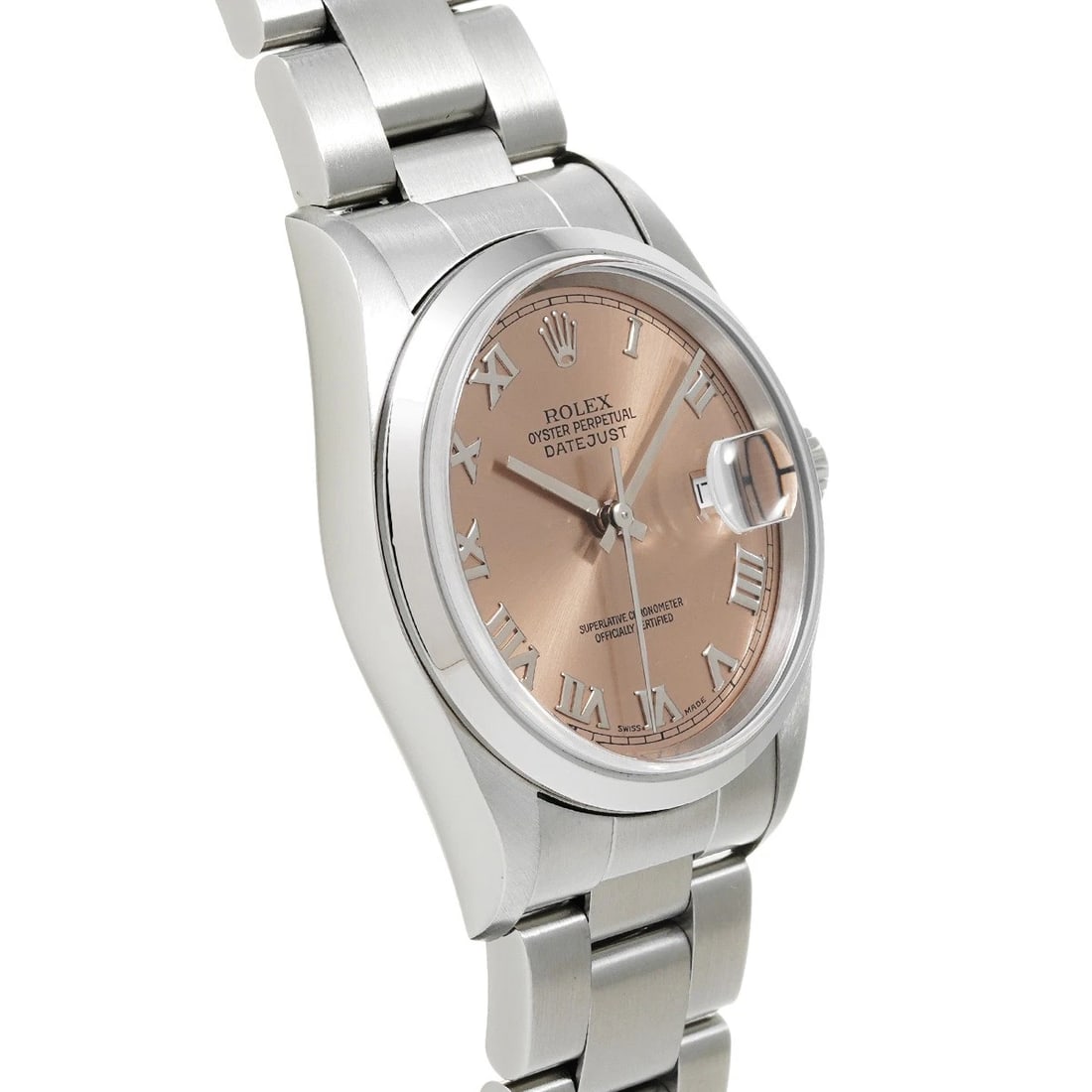 ROLEX DATEJUST PINK WATCH - 3