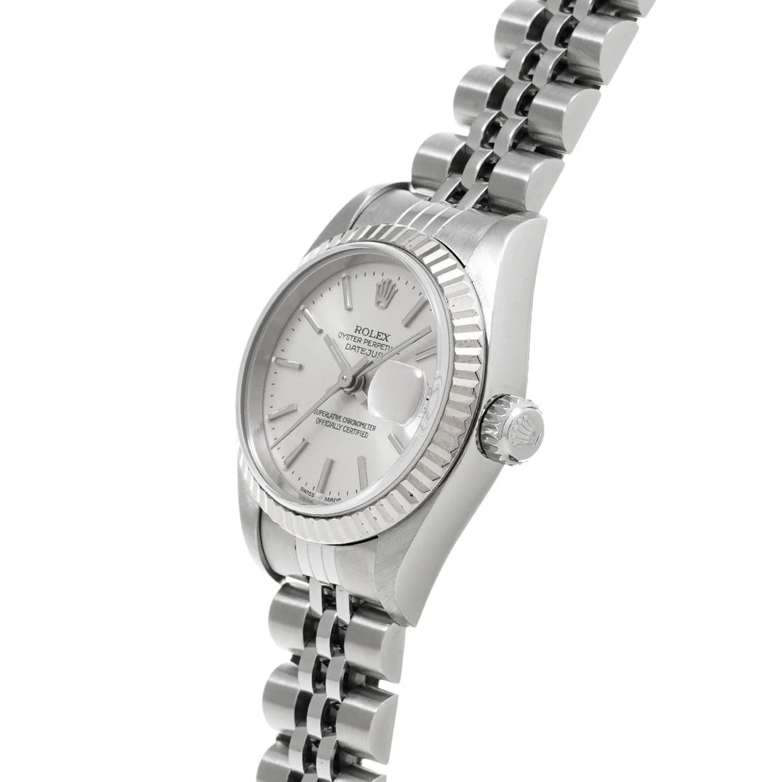 ROLEX DATEJUST SILVER WATCH - 2