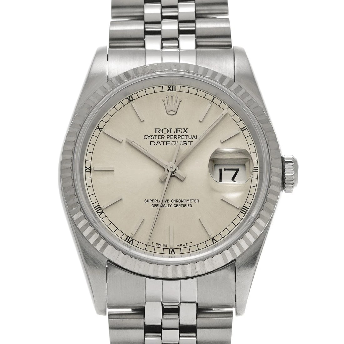 ROLEX DATEJUST 36 SILVER WATCH: ROLEX Datejust 36 Silver Watch Brand: ROLEX Type/Style: Wristwatch Material: Band Material Stainless steel, Case Material Stainless steel Color: Dial Color Silver Size: Case Size H/about 36mm W/about