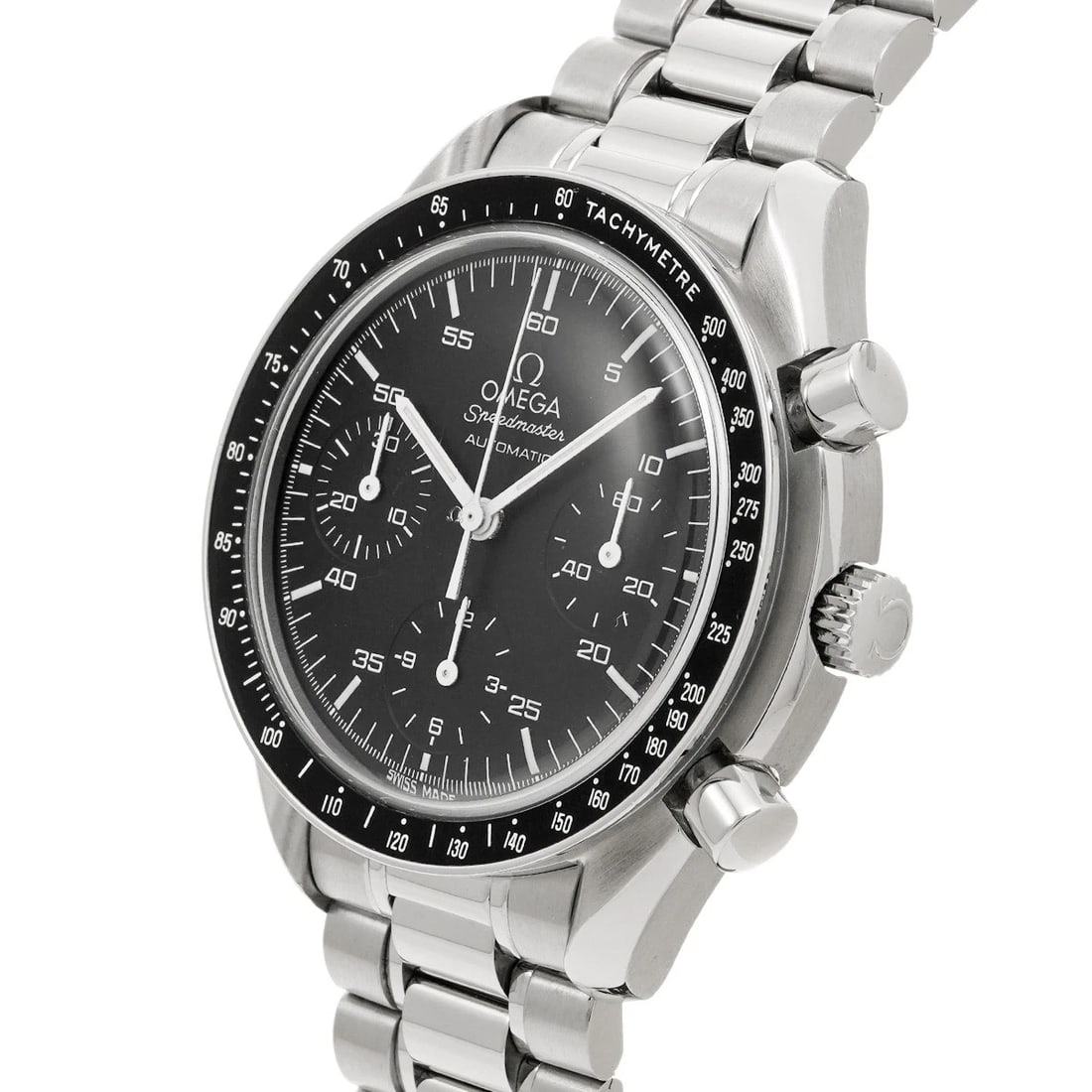 OMEGA SPEEDMASTER AUTOMATIC BLACK WATCH - 2