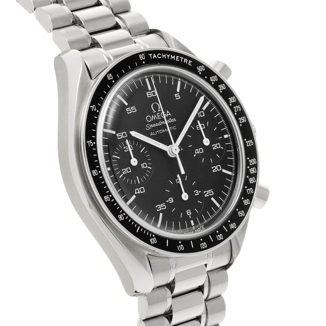 OMEGA SPEEDMASTER AUTOMATIC BLACK WATCH - 3