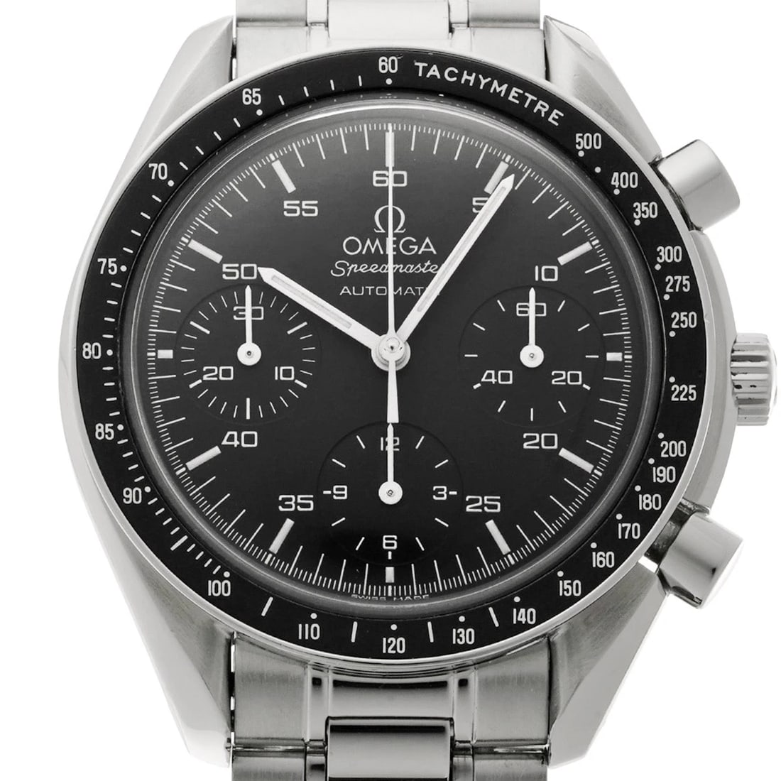 OMEGA SPEEDMASTER AUTOMATIC BLACK WATCH - 4