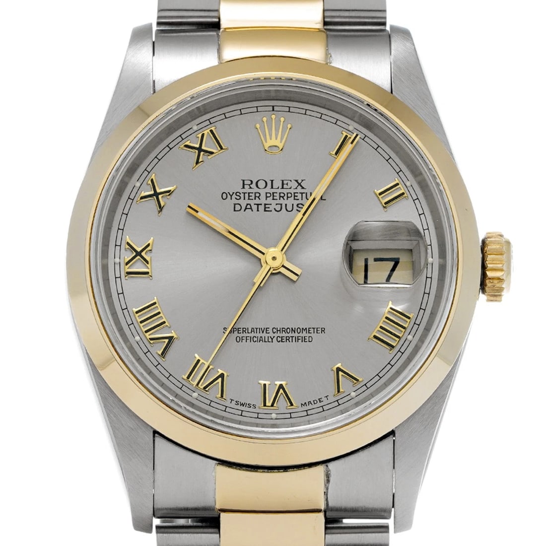 ROLEX DATEJUST GRAY WATCH - 4