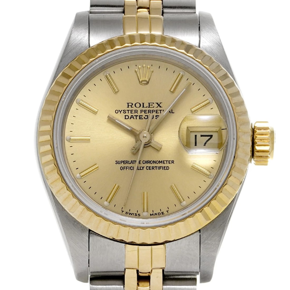 ROLEX DATEJUST CHAMPAGNE WATCH - 4