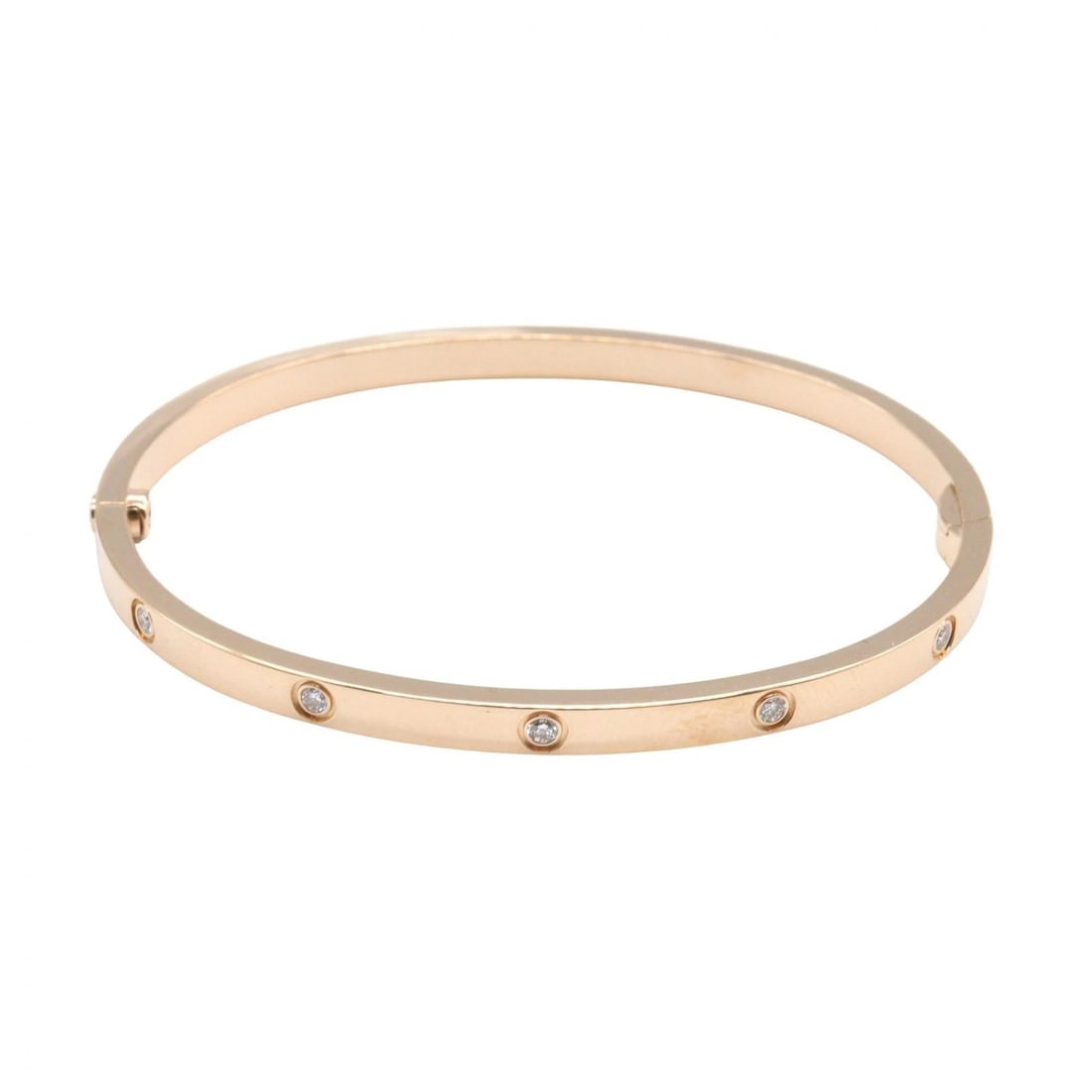CARTIER LOVE BRACELET SM 10P DIAMOND: CARTIER Love Bracelet SM 10P Diamond Brand: CARTIER Type/Style: Bracelet Material: K18PG?Rose Gold?, Color: Gold Size: Size Band Length?15cm(5.9") Notation Size?16 Accessories: None Access