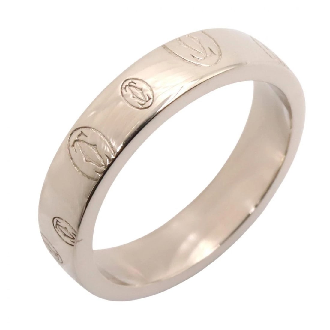 CARTIER HAPPY BIRTHDAY RING 18KWG: CARTIER Happy Birthday Ring 18KWG Brand: CARTIER Type/Style: Ring Material: K18WG?White Gold?, Color: Silver Size: US size 5.25 Accessories: None Accessories Notice: When purchasing pre-owned goods,
