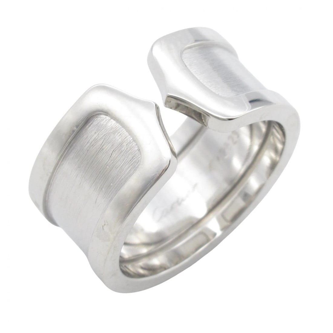 CARTIER C2 RING 18KWG WHITE GOLD (1 of 2)