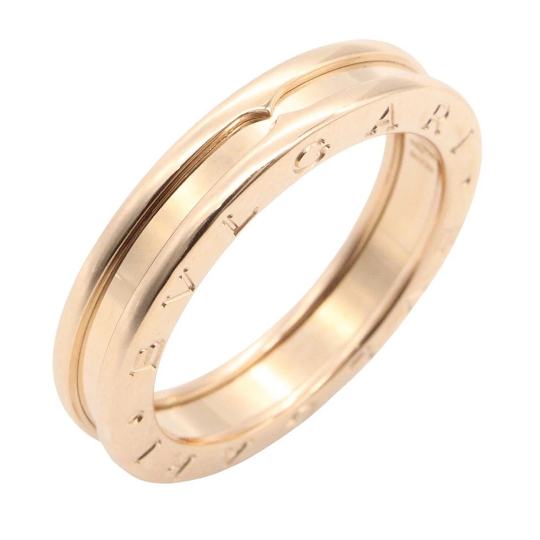 BVLGARI B-ZERO1 1 BAND RING 18KRG PINK ROSE: BVLGARI B-zero1 1 Band Ring 18KRG Pink Rose Brand: BVLGARI Type/Style: Ring Material: K18PG?Rose Gold?, Color: Gold Size: US size 8.5 Accessories: None Accessories Notice: When purchasing