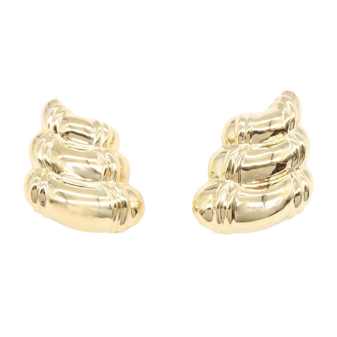 UNOAERRE EARRING 18KYG YELLOW GOLD: UNOAERRE Earring 18KYG Yellow Gold Brand: UNOAERRE Type/Style: Earring Material: K18 (Yellow Gold), Color: Gold Size: Size 23mm x 18mm(0.9" x 0.7") Accessories: None Accessories Notice: When