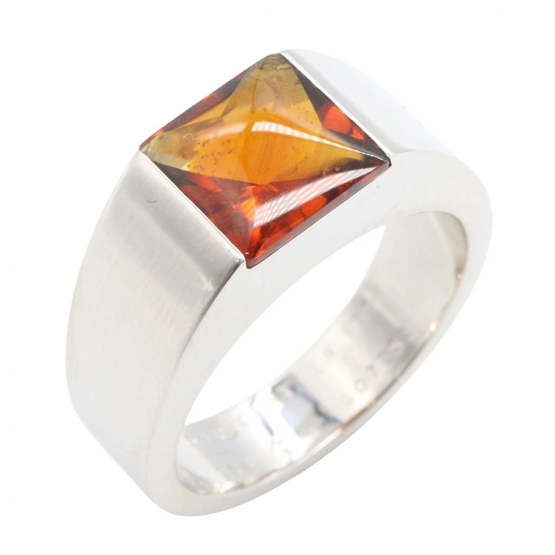 CARTIER TANK RING 18KWG WHITE GOLD: CARTIER Tank Ring 18KWG White Gold Brand: CARTIER Type/Style: Ring Material: K18WG?White Gold?, Color: Silver Size: US size 6.5 Accessories: None Accessories Notice: When purchasing pre-owned goods,