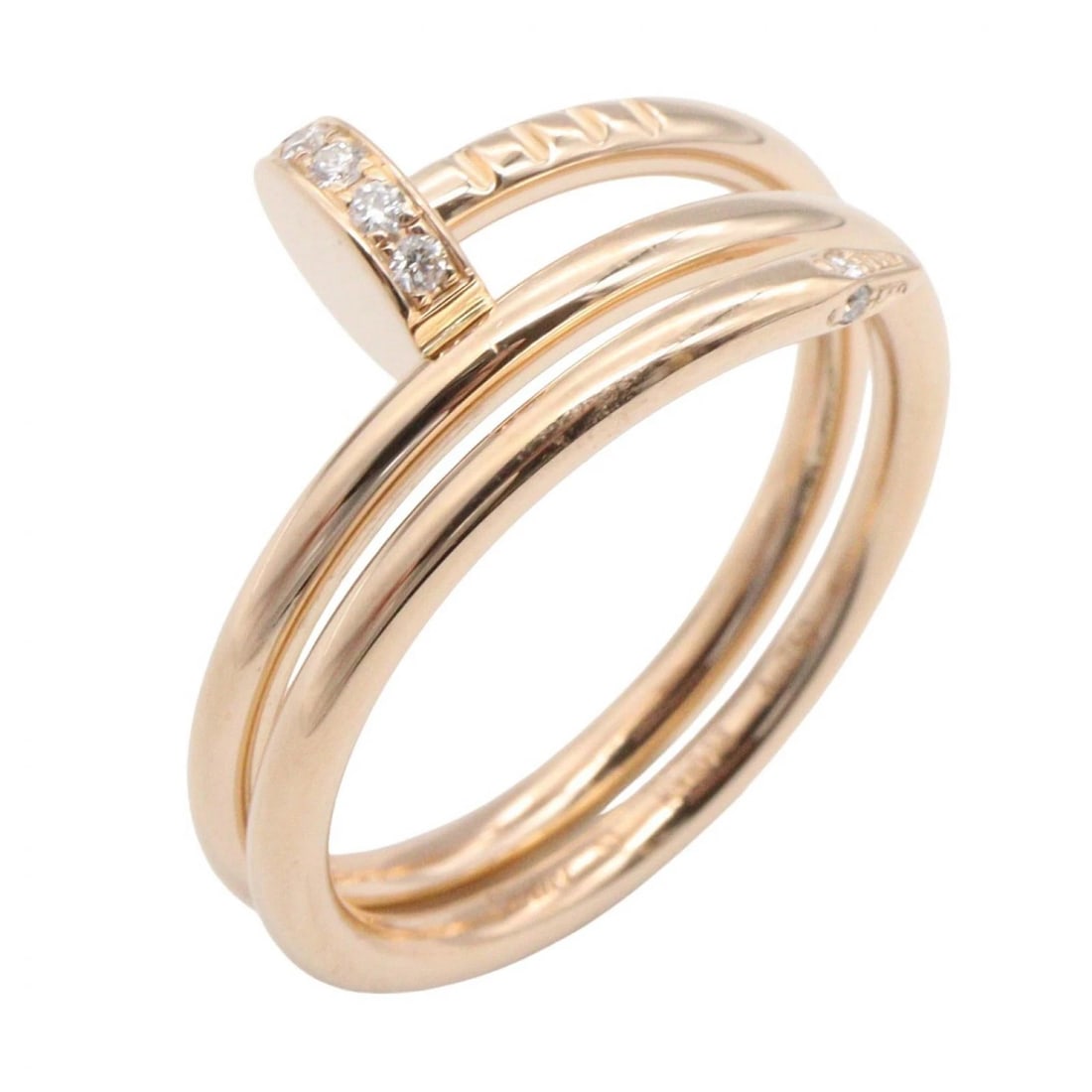 CARTIER JUSTE UN CLOU DOUBLE DIAMOND RING (1 of 3)