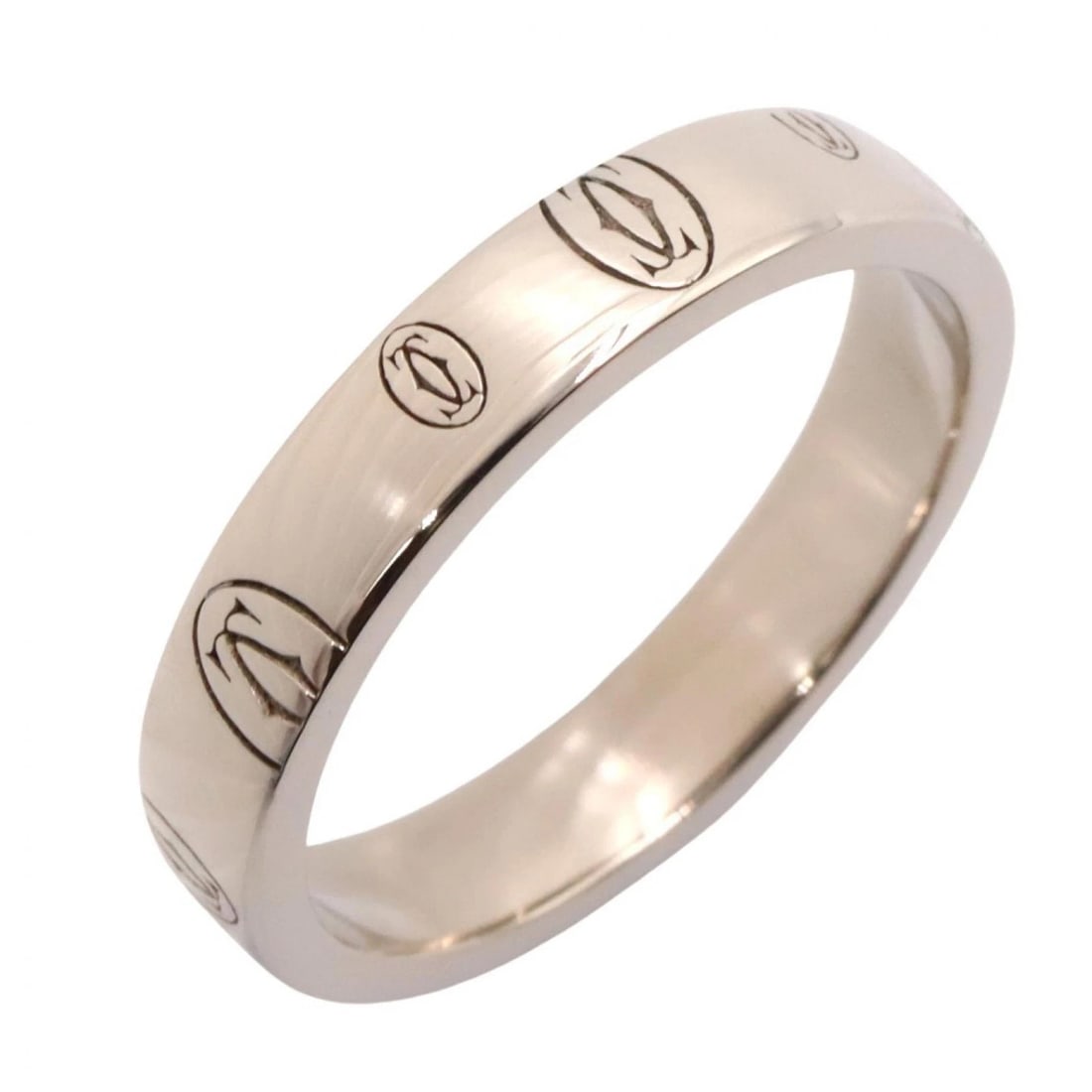 CARTIER HAPPY BIRTHDAY RING 18KWG: CARTIER Happy birthday Ring 18KWG Brand: CARTIER Type/Style: Ring Material: K18WG?White Gold?, Color: Silver Size: US Size 6.25 Accessories: None Accessories Notice: When purchasing pre-owned goods,