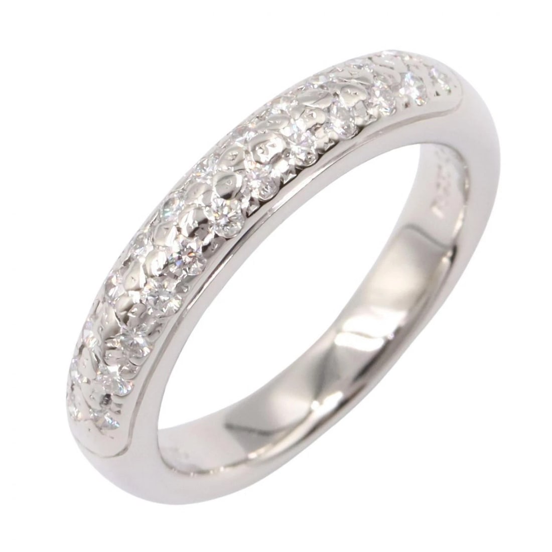 MIKIMOTO DIAMOND RING PT950 PLATINUM: MIKIMOTO Diamond Ring Pt950 Platinum Brand: MIKIMOTO Type/Style: Ring Material: Pt950 Platinum, Color: Silver Size: US size 5.5 Accessories: None Accessories Notice: When purchasing pre-owned goods,