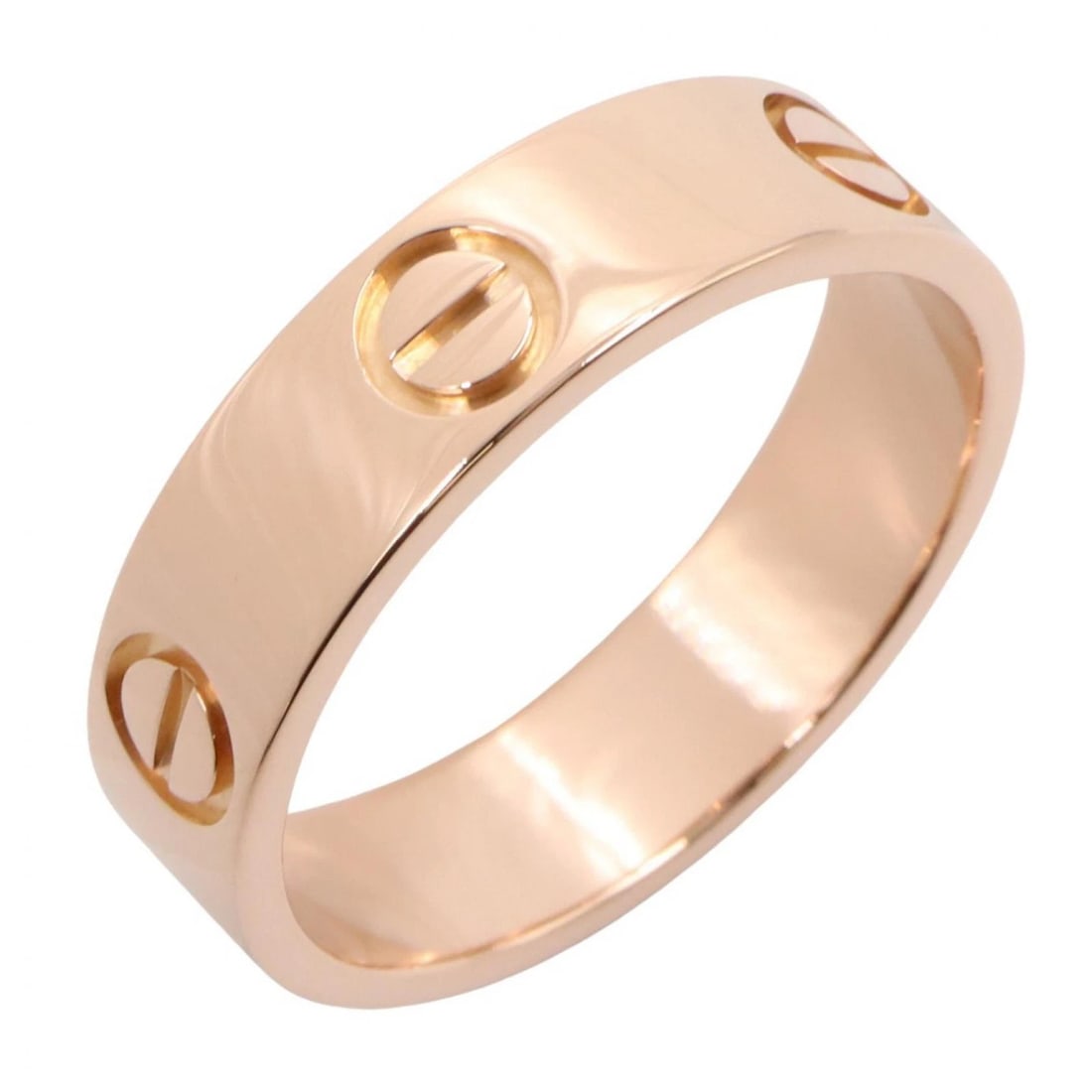 CARTIER LOVE RING 18KPG PINK ROSE GOLD: CARTIER Love Ring 18KPG Pink Rose Gold Brand: CARTIER Type/Style: Ring Material: K18PG?Rose Gold?, Color: Gold Size: US size 7.25 Accessories: None Accessories Notice: When purchasing pre-owned