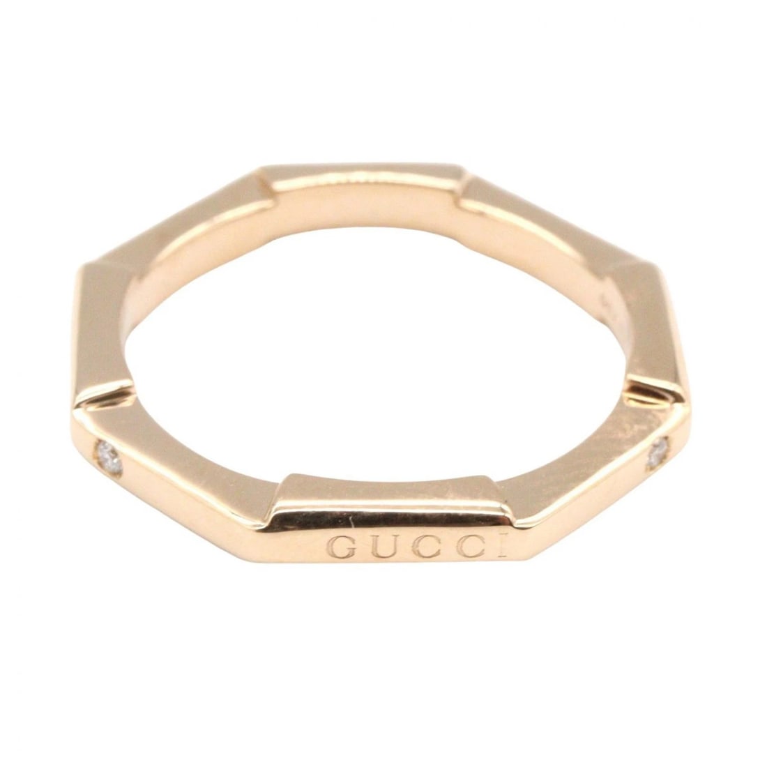 GUCCI TWO LOVES DIAMOND RING 18KPG - 2