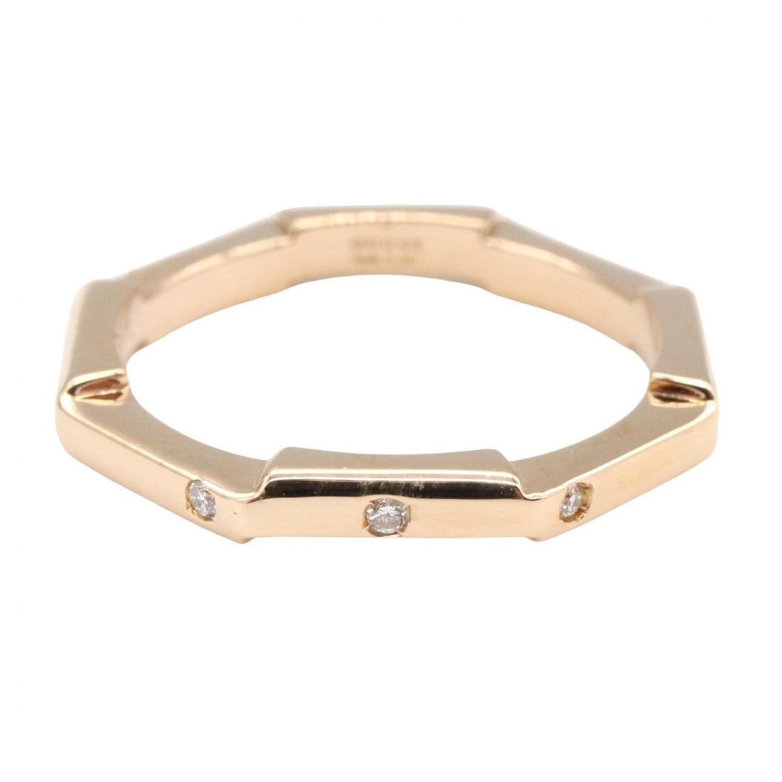 GUCCI TWO LOVES DIAMOND RING 18KPG - 3