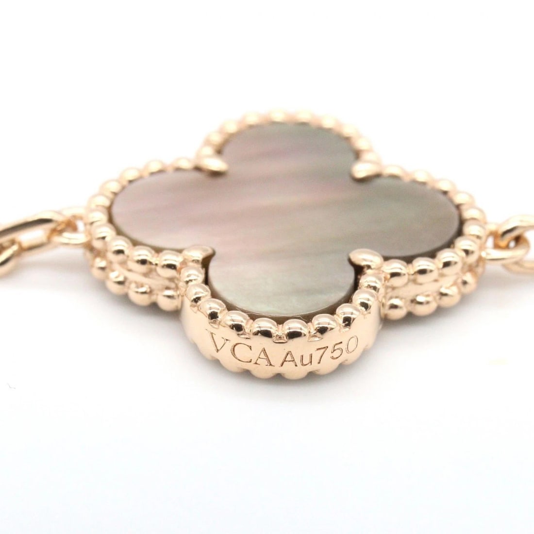 VAN CLEEF & ARPELS ALHAMBRA GRES DIAMOND BRACELET - 4