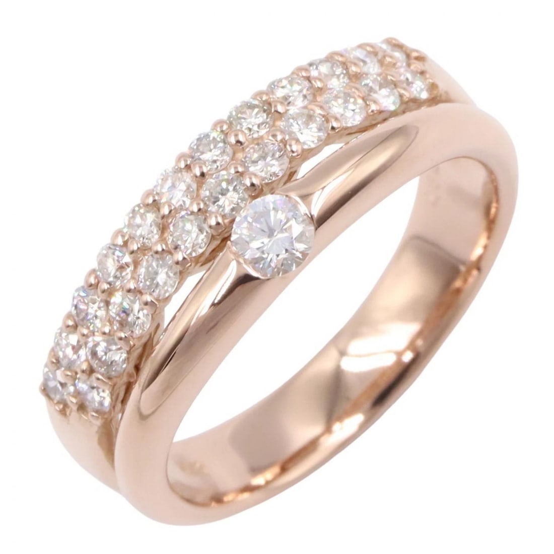 JEWELRY DIAMOND RING 18KRG (1 of 4)