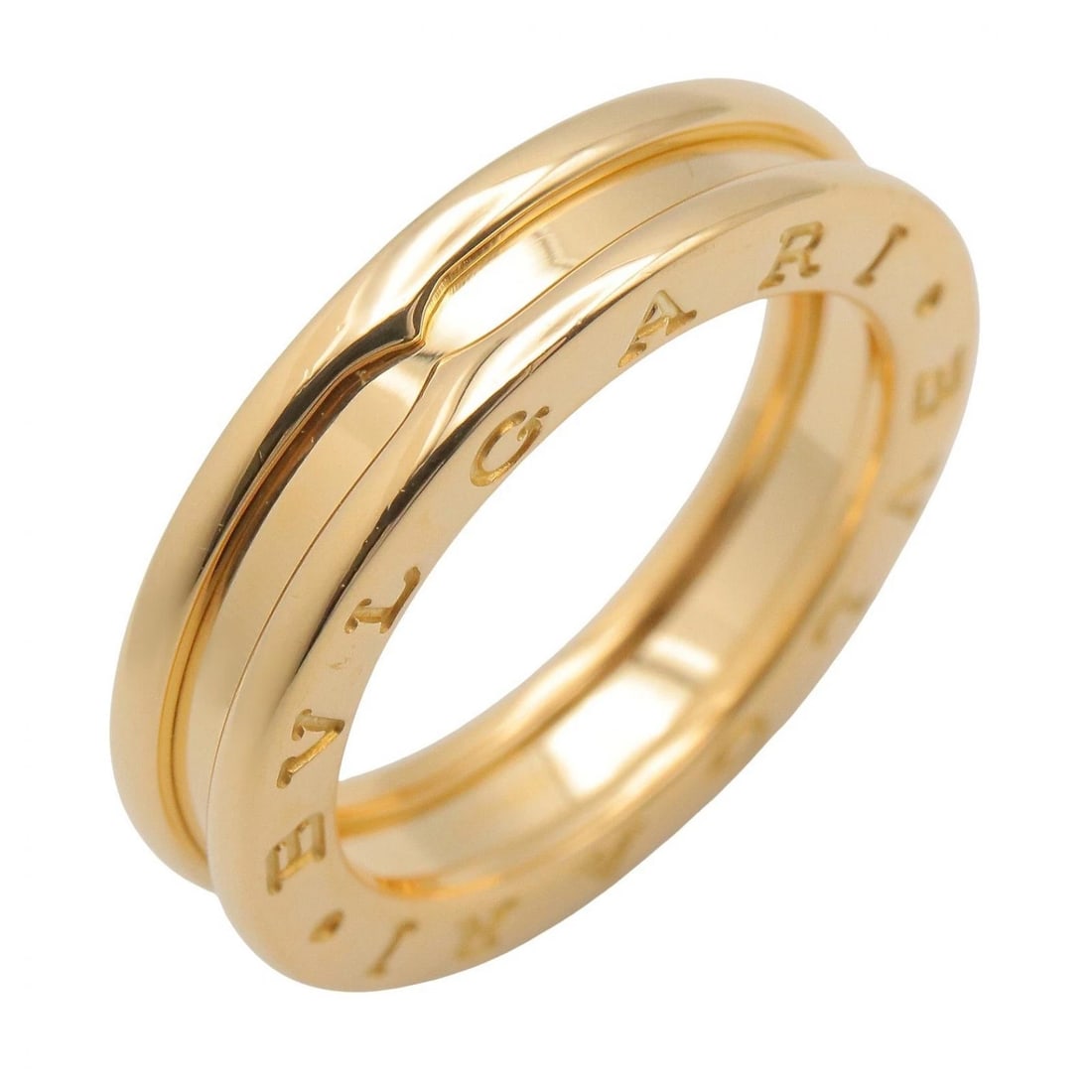 BVLGARI B-ZERO1 1 BAND RING: BVLGARI B-zero1 1 Band Ring Brand: BVLGARI Type/Style: Ring Material: K18 (Yellow Gold), Color: Gold Size: US Size 6.25 Accessories: None Accessories Notice: When purchasing pre-owned goods, please
