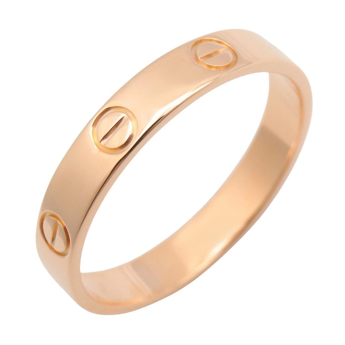 CARTIER MINI LOVE RING 18KPG: CARTIER Mini Love Ring 18KPG Brand: CARTIER Type/Style: Ring Material: K18PG?Rose Gold?, Color: Gold Size: Us size 8.25 Accessories: None Accessories Notice: When purchasing pre-owned goods, please