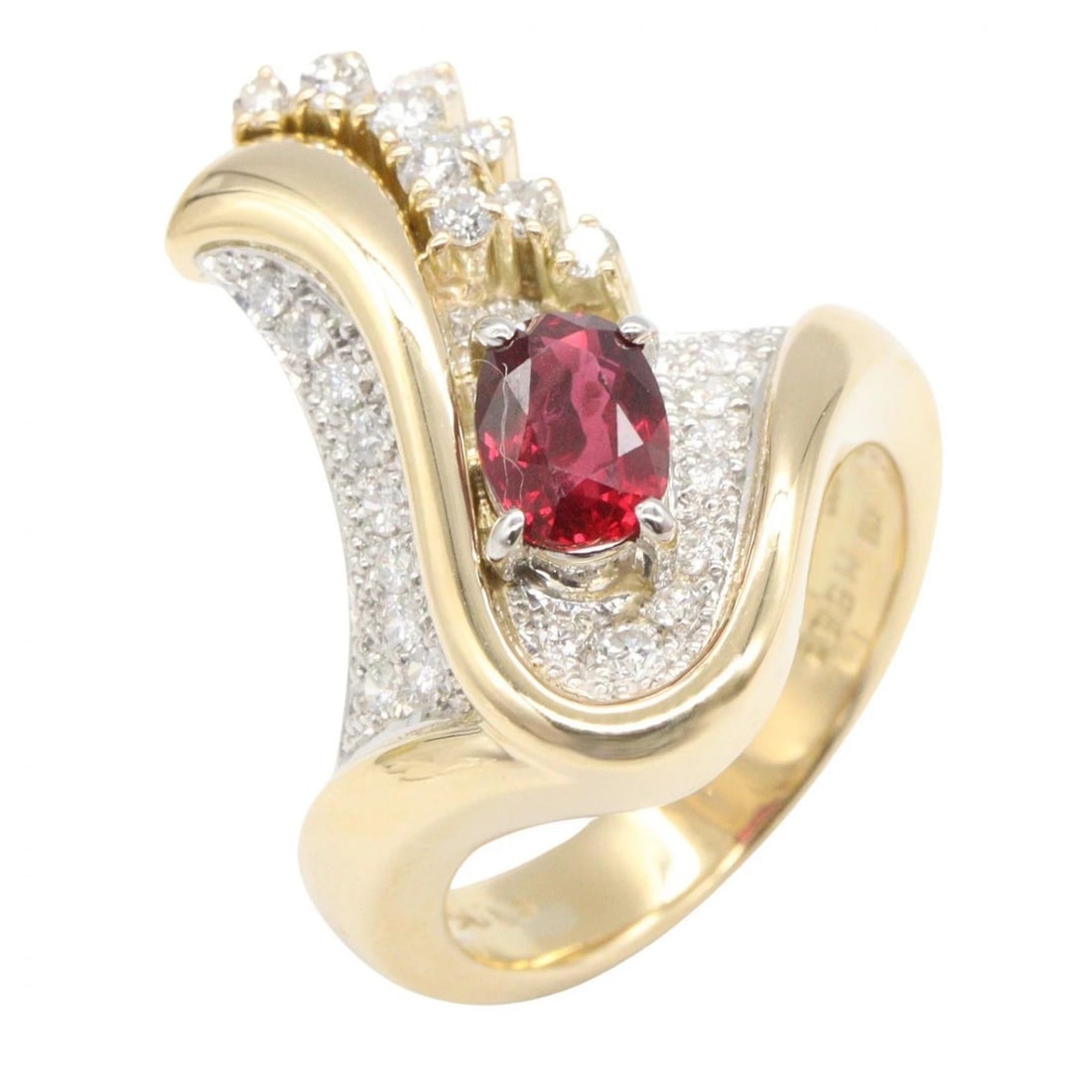 JEWELRY THAI RUBY DIAMOND RING PT900: JEWELRY Thai Ruby Diamond Ring Pt900 Brand: JEWELRY Type/Style: Ring Material: Pt900 Platinum, Color: Silver Size: US size 7.25 Accessories: None Accessories Notice: When purchasing pre-owned goods,