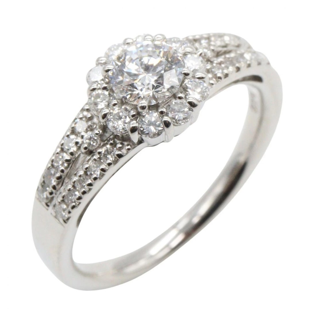JEWELRY DIAMOND RING PT900 PLATINUM: JEWELRY Diamond Ring Pt900 Platinum Brand: JEWELRY Type/Style: Ring Material: Pt900 Platinum, Color: Silver Size: US size 5 Accessories: None Accessories Notice: When purchasing pre-owned goods,