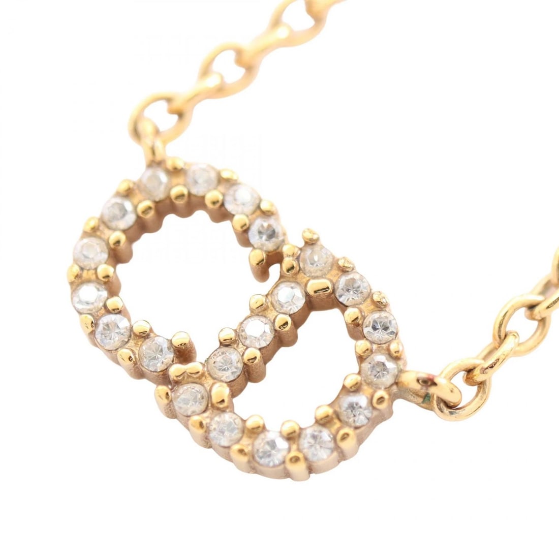 CHRISTIAN DIOR CD LOGO NECKLACE PENDANT: Christian Dior CD logo Necklace Pendant Brand: Dior Type/Style: Necklace Material: Gold Plated, Color: Gold Size: Size Neck rotation?44~50cm(17.3") Motif W?11mm x H?7mm(0.4" x 0.3") Accessories: None