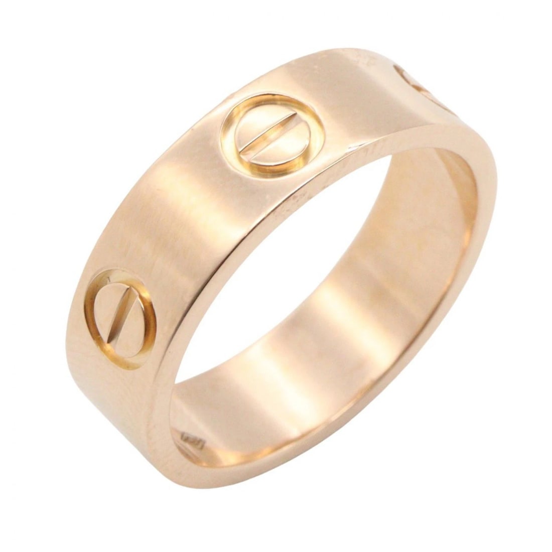 CARTIER LOVE RING 18KPG PINK ROSE GOLD: CARTIER Love Ring 18KPG Pink Rose Gold Brand: CARTIER Type/Style: Ring Material: K18PG?Rose Gold?, Color: Gold Size: US size 5.5 Accessories: None Accessories Notice: When purchasing pre-owned goods,