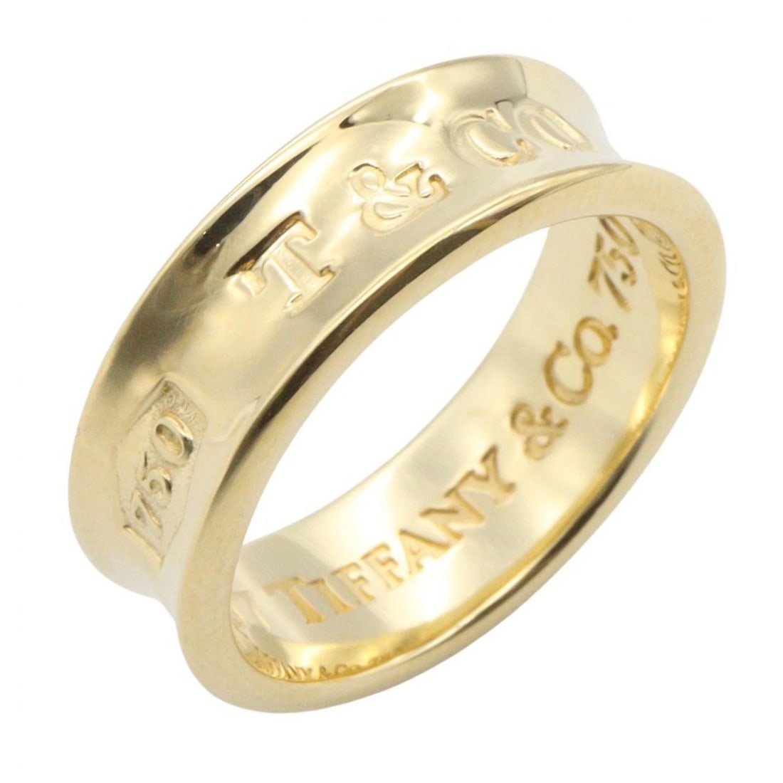 TIFFANY?CO NARROW RING 18KYG: TIFFANY?CO Narrow Ring 18KYG Brand: TIFFANY?CO Type/Style: Ring Material: K18 (Yellow Gold), Color: Gold Size: US Size 4.25 Accessories: None Accessories Notice: When purchasing pre-owned goods,