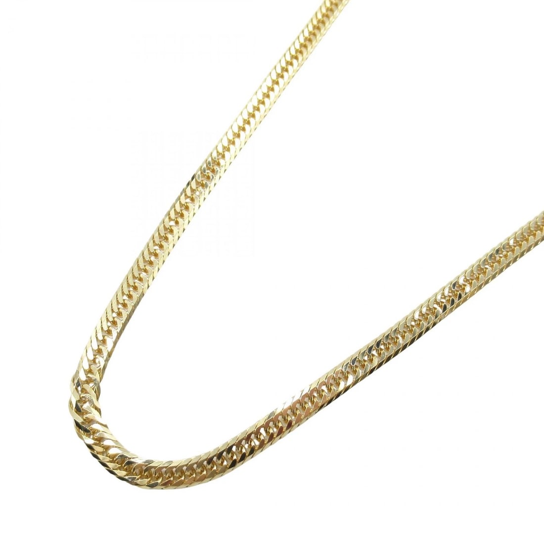 JEWELRYTRIPLE 8 SIDE CURB LINK CHAIN NECKLACE: JEWELRYTriple 8 side Curb link chain Necklace Brand: JEWELRY Type/Style: Necklace Material: K18 (Yellow Gold), Color: Gold Size: Size Neck rotation?40cm(15.7") Accessories: None Accessories Notice: