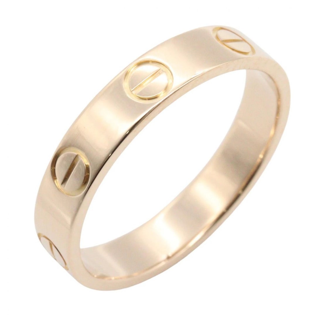 CARTIER MINI LOVE RING 18KRG: CARTIER Mini Love Ring 18KRG Brand: CARTIER Type/Style: Ring Material: K18PG?Rose Gold?, Color: Gold Size: US size 5 Accessories: None Accessories Notice: When purchasing pre-owned goods, please