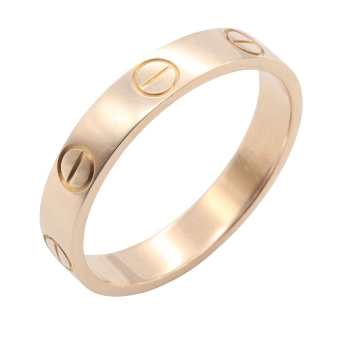 CARTIER MINI LOVE RING: CARTIER Mini Love Ring Brand: CARTIER Type/Style: Ring Material: K18PG?Rose Gold?, Color: Gold Size: US size 6.5 Accessories: None Accessories Notice: When purchasing pre-owned goods, please refer to
