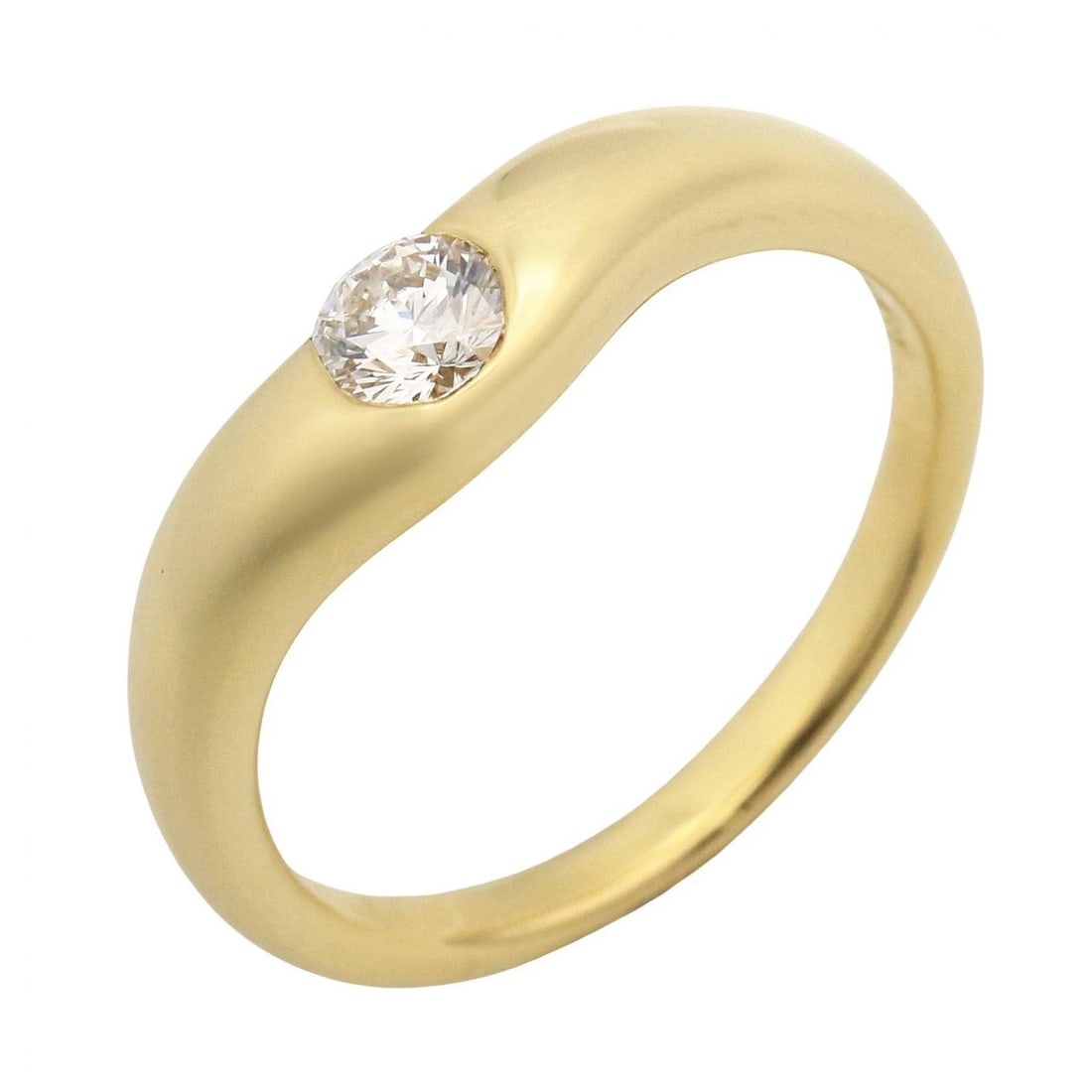TIFFANY?CO DIAMOND RING 18KYG YELLOW GOLD (1 of 5)