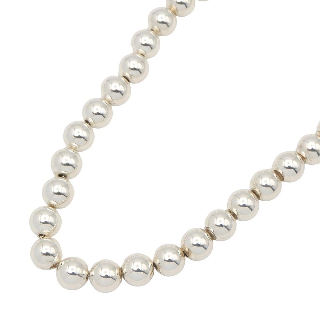 TIFFANY?CO HARDWARE BALL NECKLACE: TIFFANY?CO Hardware ball Necklace Brand: TIFFANY?CO Type/Style: Necklace Material: Silver925, Color: Silver Size: Size Neck rotation?46.5cm(18.3") Motif W?7mm x H?7mm(0.3" x 0.3") Accessories: None